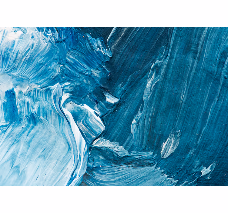 Fototapet abstract vârtejuri artistice albastre - TenStickers
