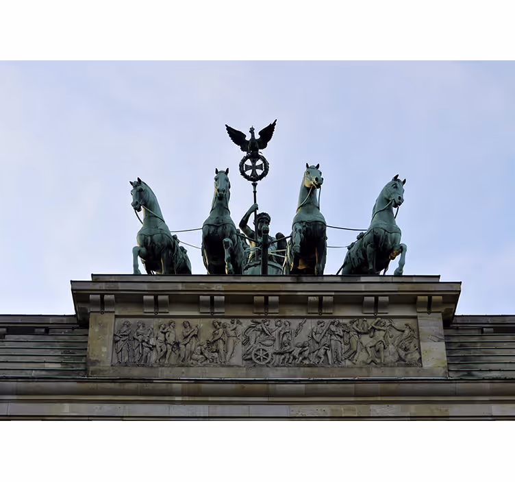 Fototapet berlin statuia porții brandenburg - TenStickers