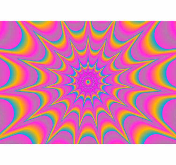 Fototapet abstract model radiind hipnotic - TenStickers