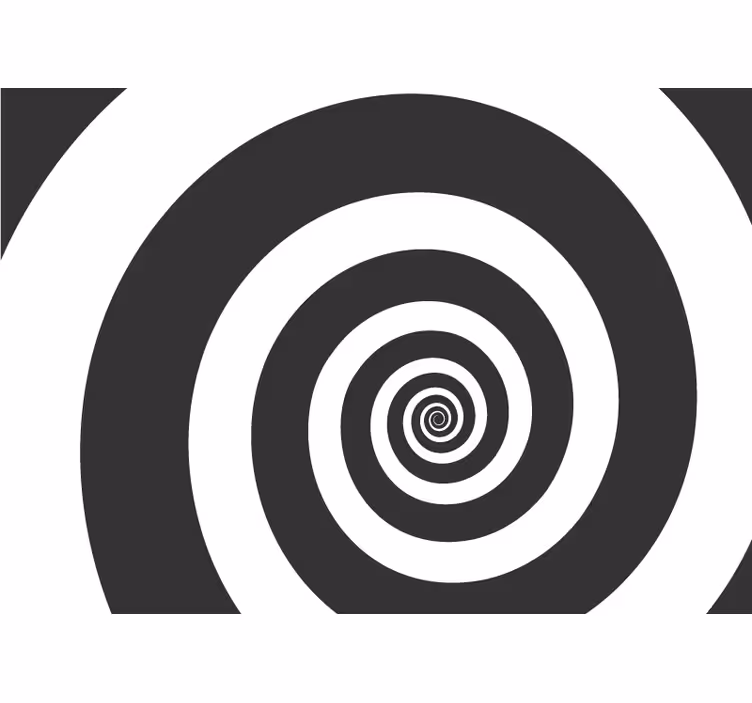 Fototapet abstract design iluzie spirală - TenStickers