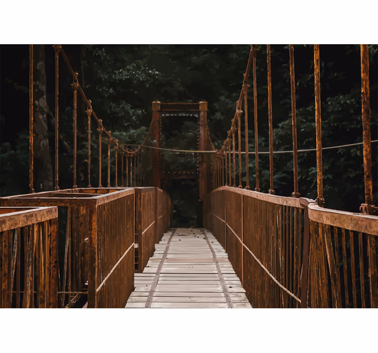 Fototapet natura poduri în natură - TenStickers