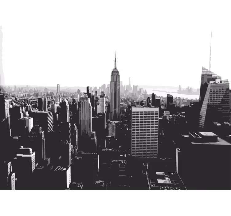 Fototapet new york peisaj cu empire state - TenStickers