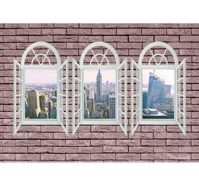 Fototapet new york panorama asupra orașului - TenStickers