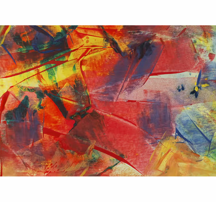 Fototapet abstract fuziune dinamică de culori - TenStickers