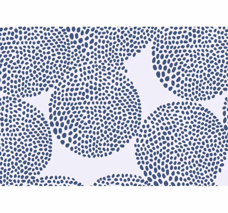 Fototapet texturat cu model organic de forme - TenStickers