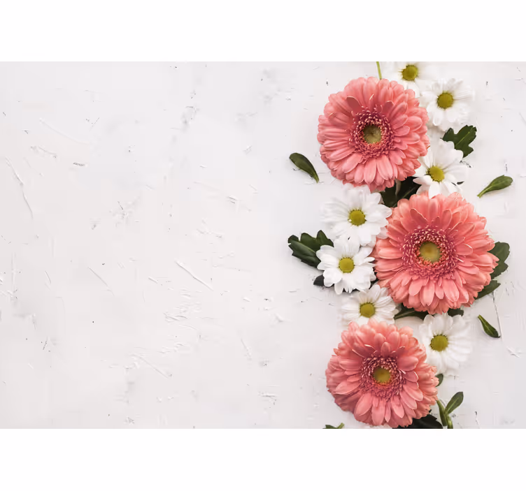 Fototapet cu flori aranjament floral roz - TenStickers