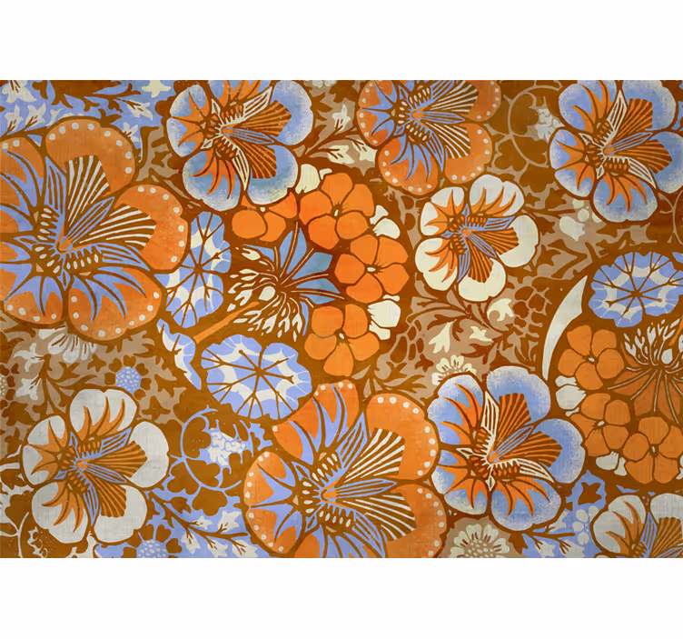 Fototapet cu flori bucuria modelelor florale - TenStickers