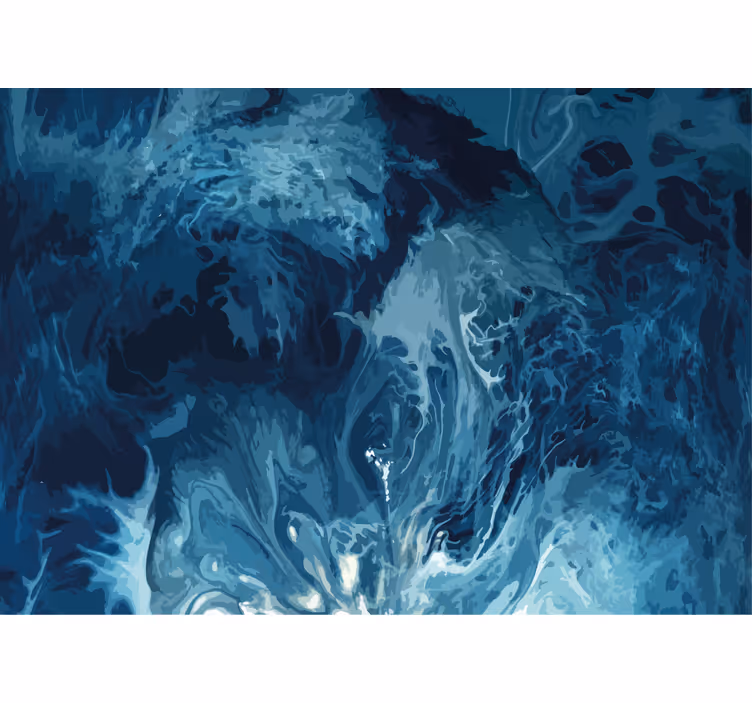 Fototapet abstract vârtej oceanic - TenStickers