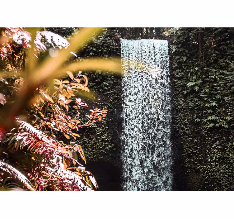 Cascadele Fototapet atmosferă tropicală senină - TenStickers
