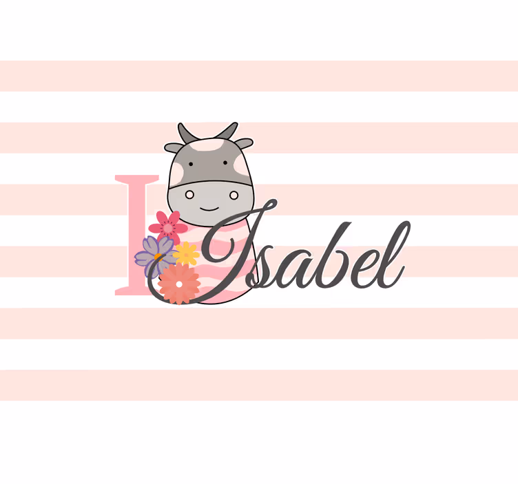 Fototapet dragoste iubesc vacile - TenStickers