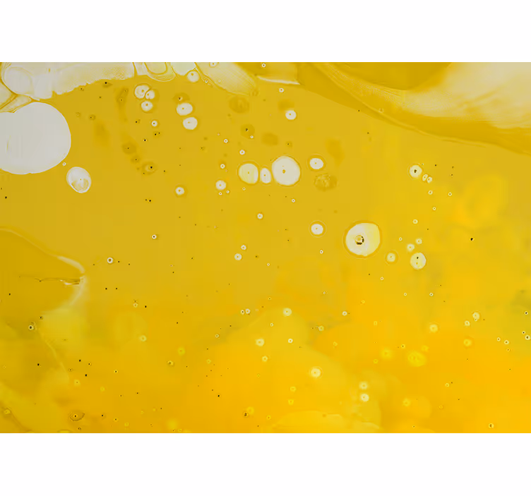 Fototapet abstract modele galbene învârtite - TenStickers