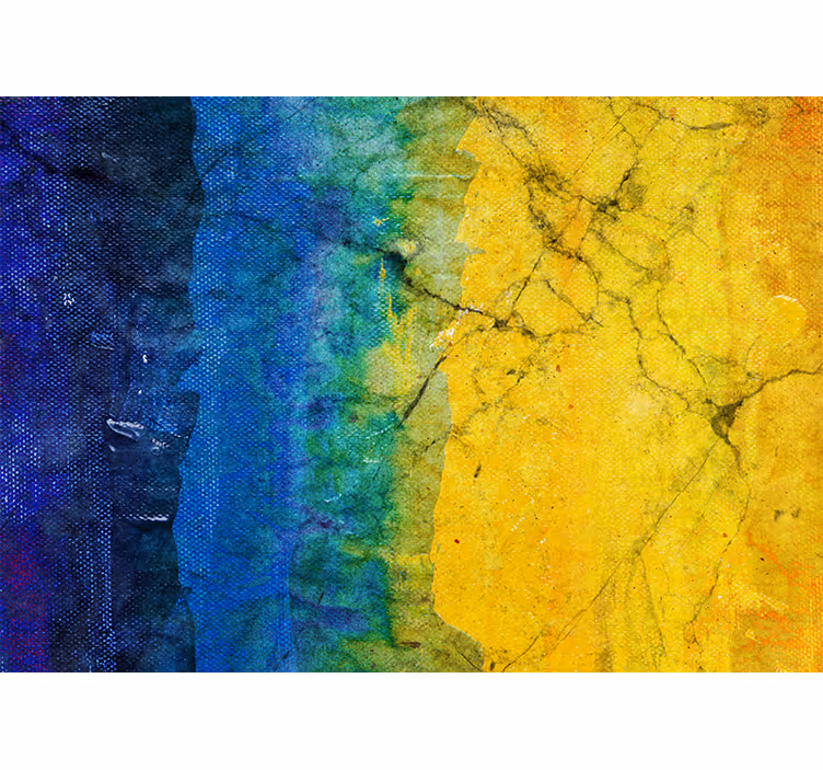 Fototapet abstract cu amestecuri de culori vibrante - TenStickers