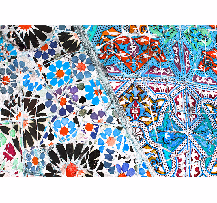 Picturi murale de textură și model modele mozaic intricate - TenStickers