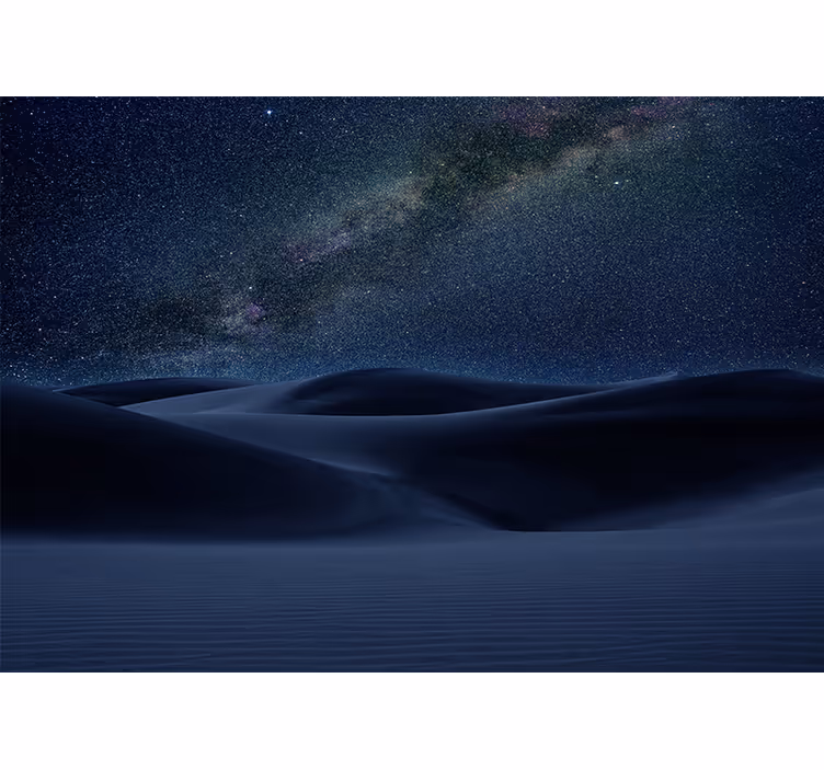 Spațiul fototapet peisaj nocturn stelar - TenStickers