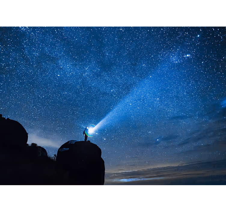 Spațiul fototapet explorarea cerului Înstelat - TenStickers