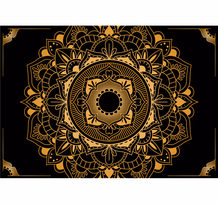 Fototapet mandale design mandală elegant - TenStickers