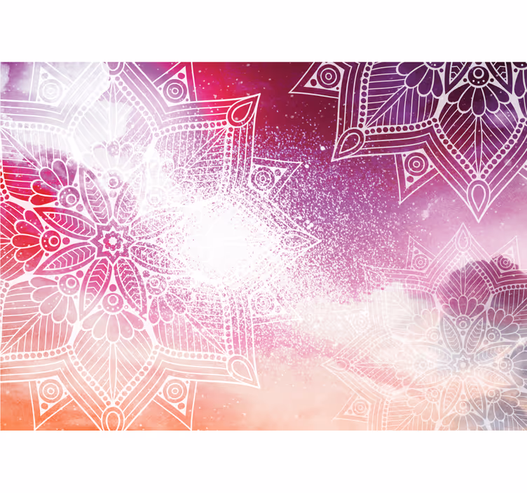 Fototapet mandale cu motive mandala elaborate - TenStickers