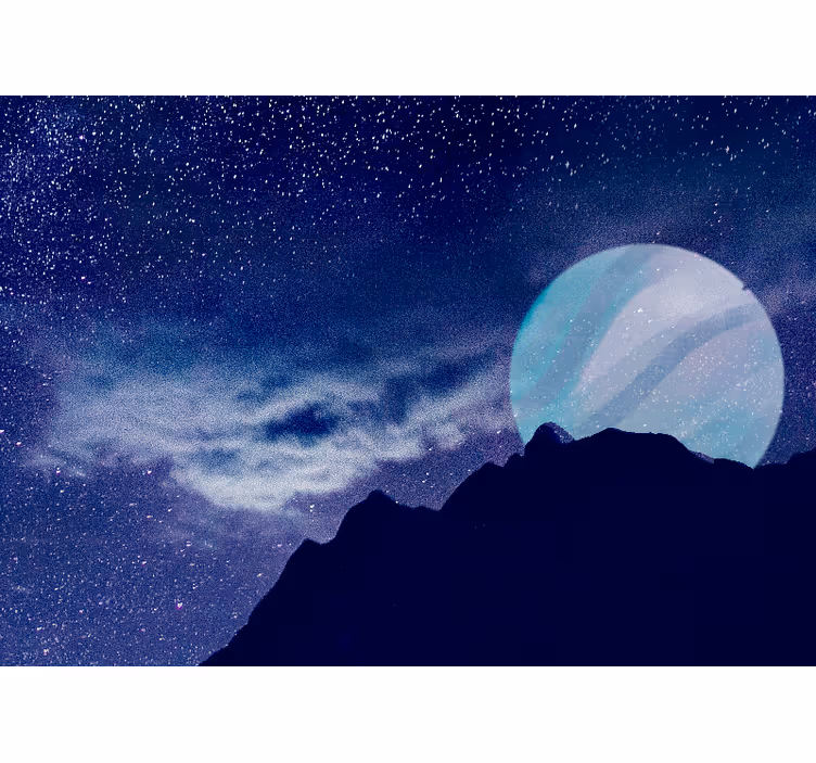 Spațiul fototapet cerul de noapte celestial - TenStickers