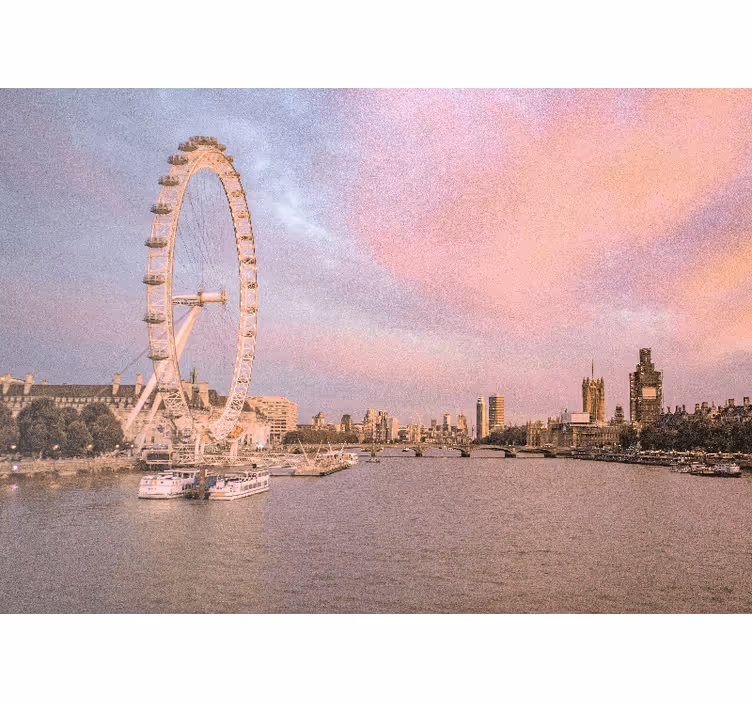 Fototapet londra priveliște de la london eye - TenStickers
