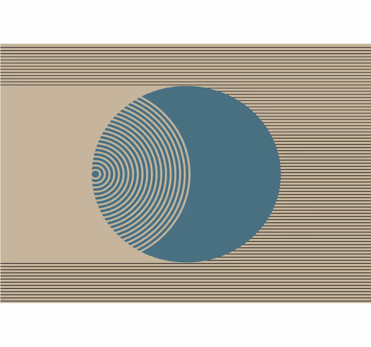 Fototapet abstract model de cerc geometric - TenStickers