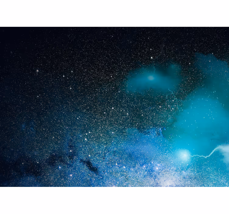 Spațiul fototapet peisaj nebulă galactică - TenStickers