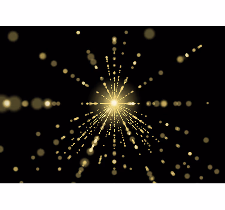 Fototapet abstract explozie de lumină radiantă - TenStickers