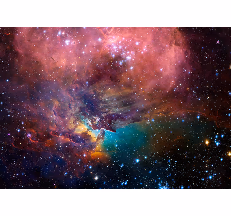 Spațiul fototapet peisaj nebulă cosmică - TenStickers