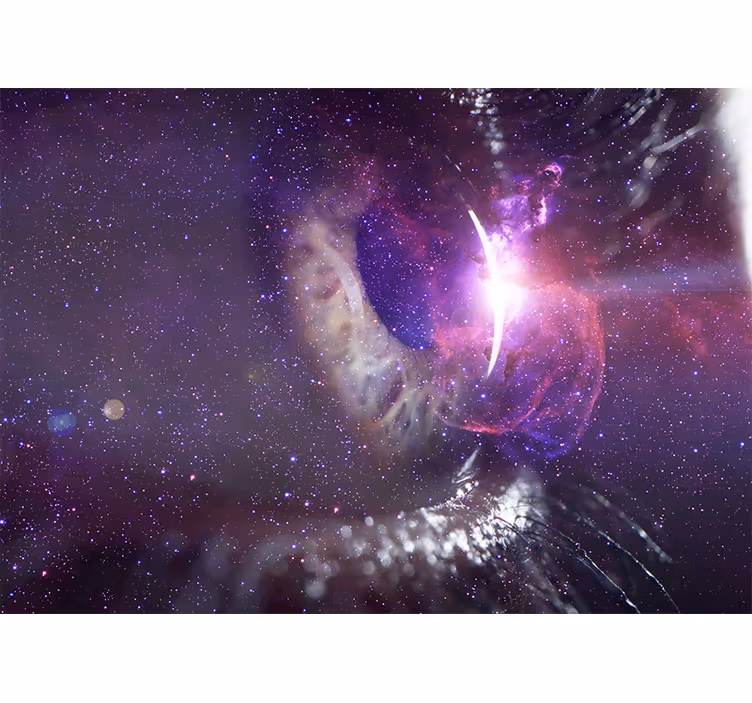 Spațiul fototapet perspectiva ochiului galactic - TenStickers