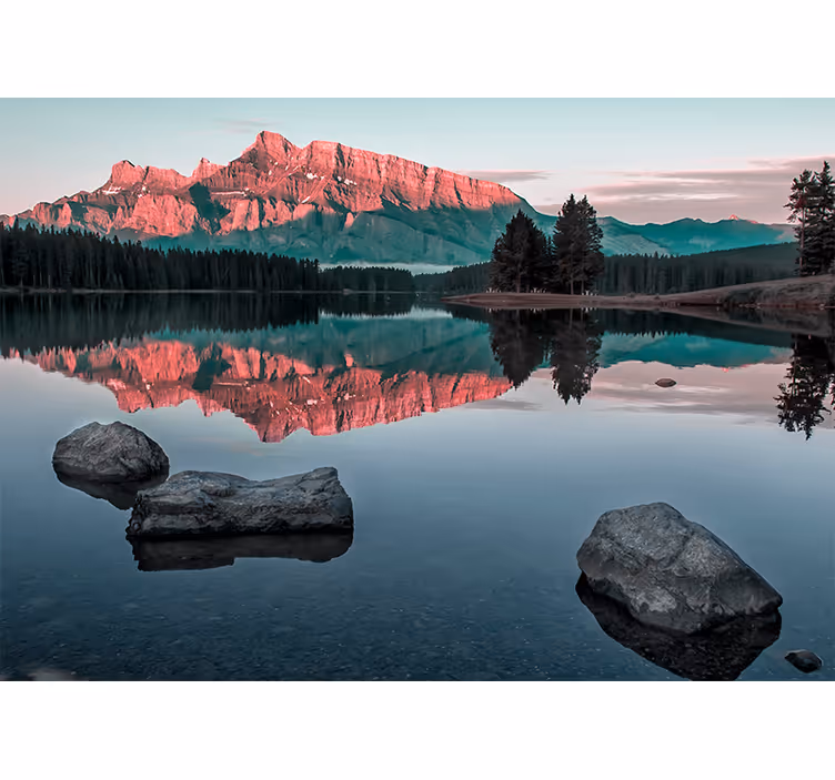 Fototapet peisaje ecoul muntelui - TenStickers