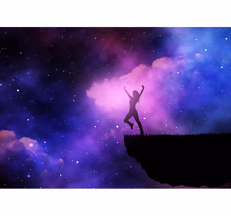 Spațiul fototapet dansând în cosmos - TenStickers