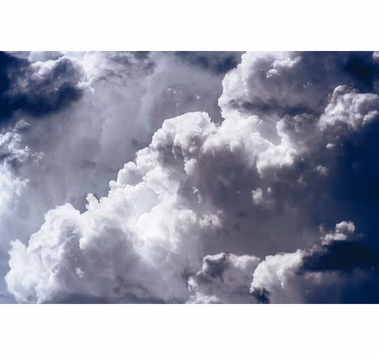 Fototapet cerul peisaj de nori dramatic - TenStickers