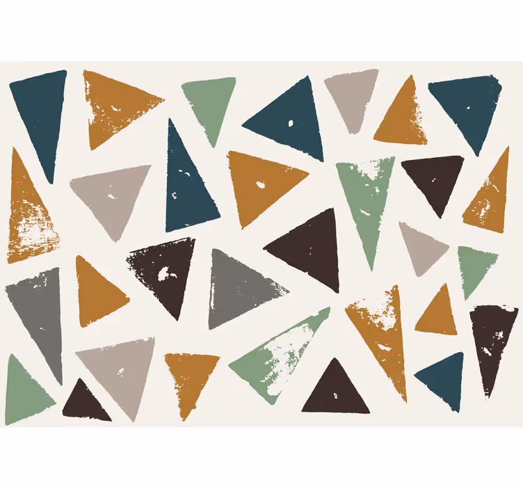 Fototapet abstract compoziția formelor geometrice - TenStickers