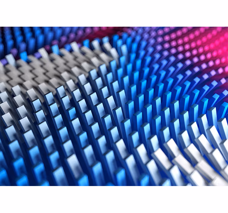 Fototapet abstract valuri geometrice texturate - TenStickers