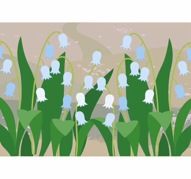 Fototapet cu flori înfloriri delicate - TenStickers