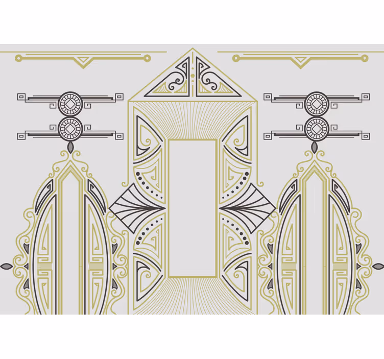 fototapetdecorative abstracte „art deco”. - TenStickers
