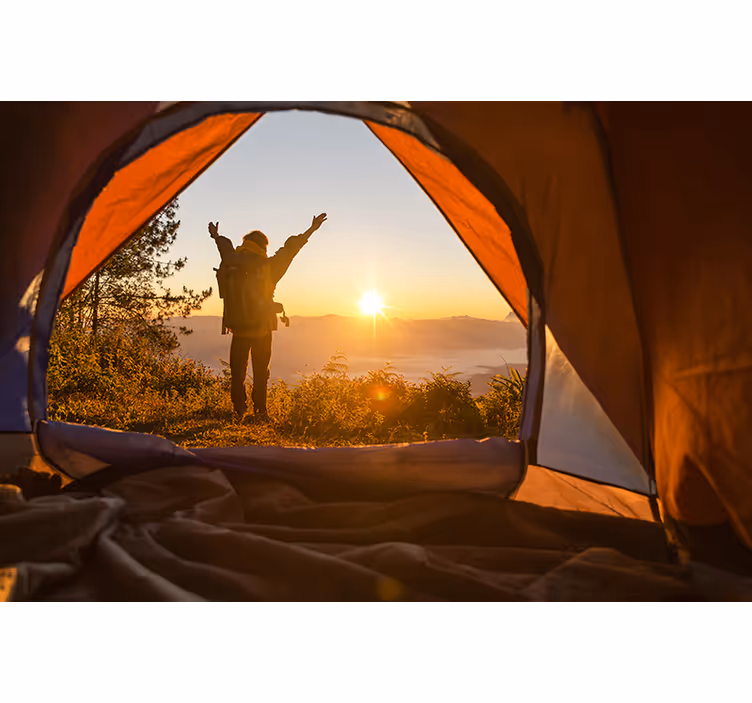 Fototapet natura aventură la răsărit - TenStickers