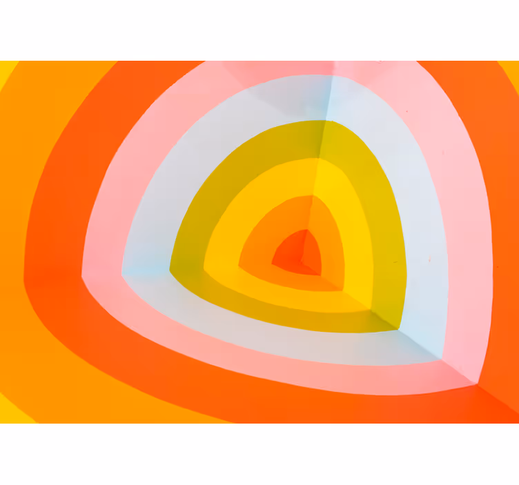 Fototapet abstract arce colorate suprapuse - TenStickers