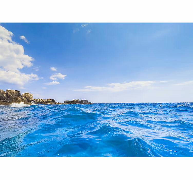 fototapetcu cerul albastru al marii mediterane - TenStickers