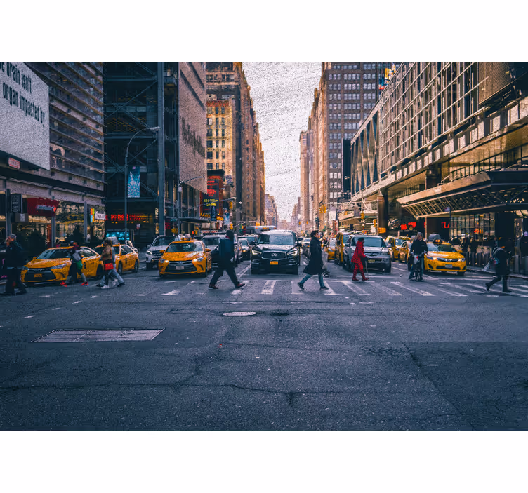 Fototapet new york stradă agitată din new york - TenStickers