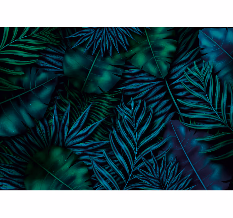 Fototapet natura frunze verzi aprins - TenStickers