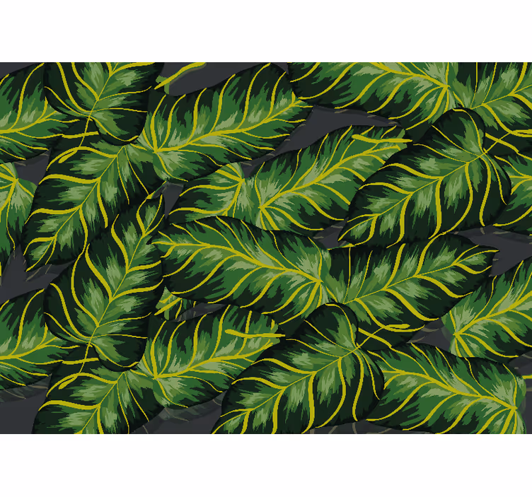 Fototapet natura model de frunziș luxuriant - TenStickers