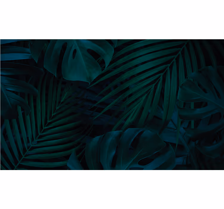 Fototapet natura expunere de vegetație tropicală - TenStickers