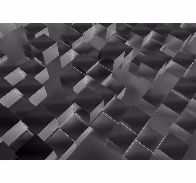Fototapet 3d cu faianță neagră mat - TenStickers