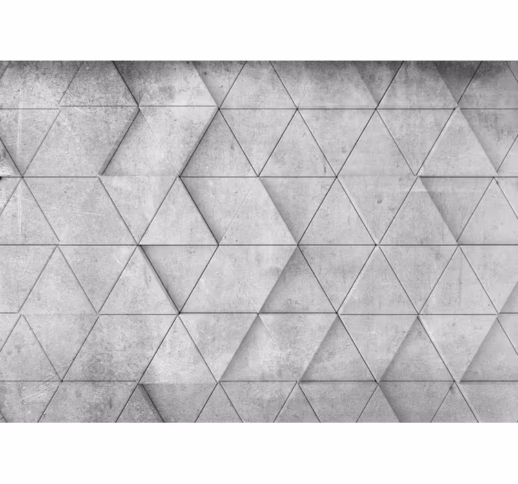 Fototapet 3d în relief triunghi geometric - TenStickers