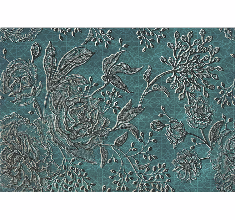 Fototapet cu flori design floral complex - TenStickers