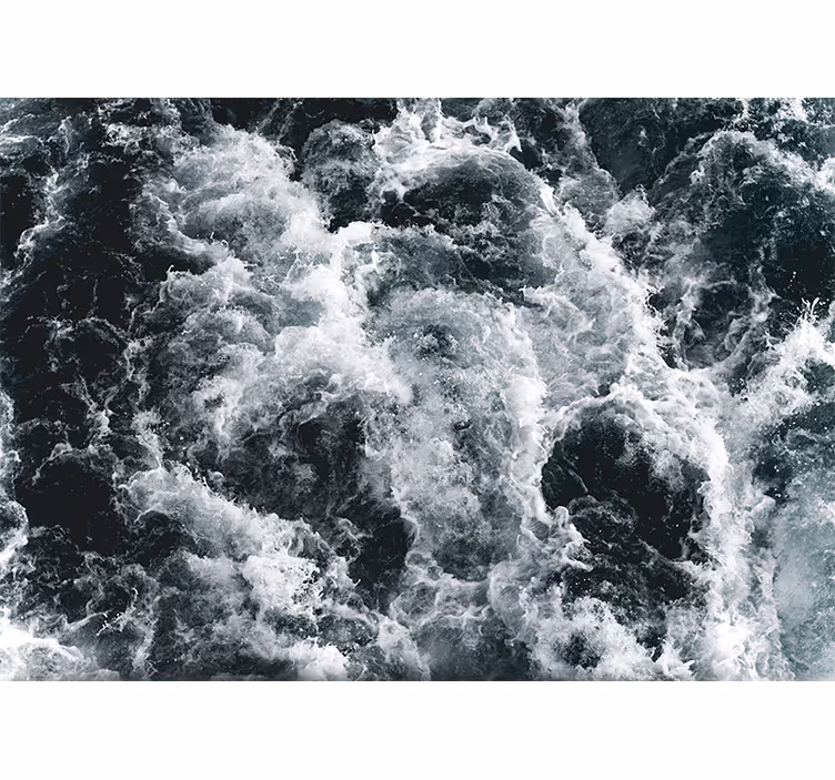 Fototapet mare valuri oceanice zbuciumate - TenStickers