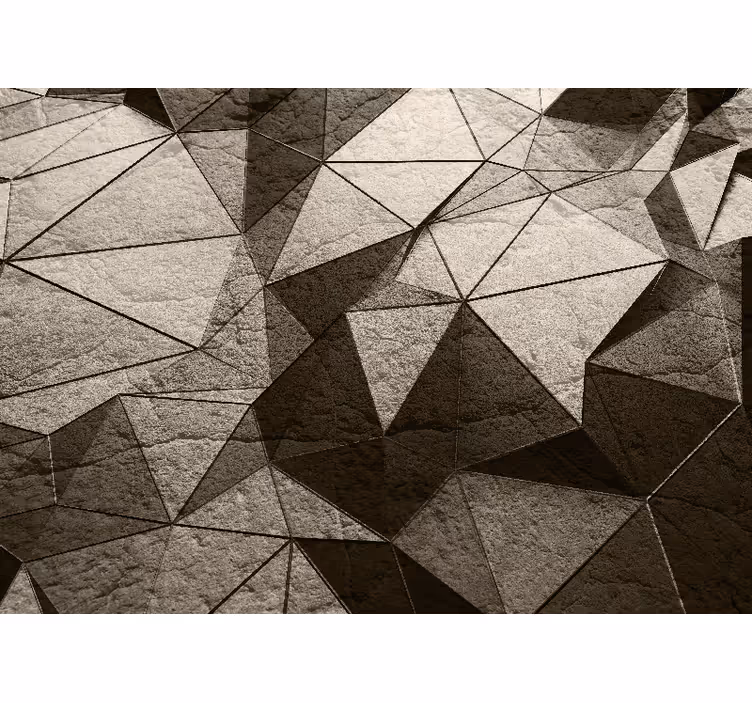 Fototapet texturat idee de compoziție geometrică - TenStickers