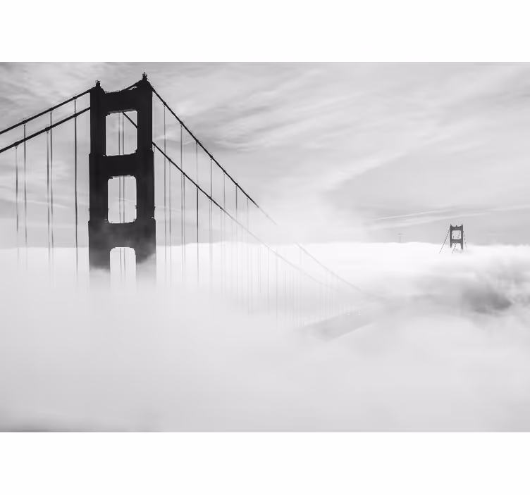 Fototapet de oraș extensia golden gate - TenStickers