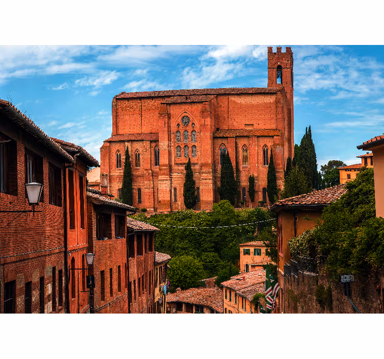 Fototapet de oraș catedrala istorică din toscana - TenStickers