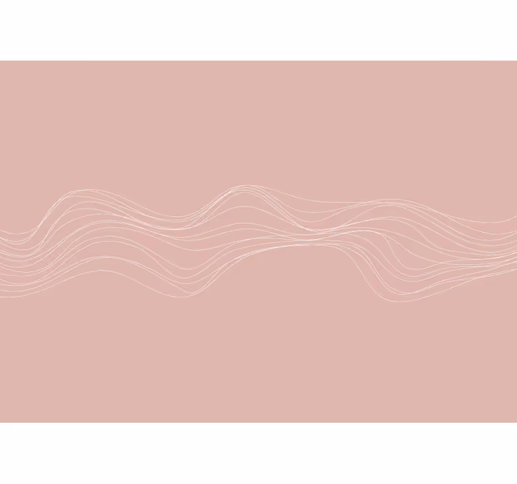 Fototapet texturat linii elegante curbe - TenStickers
